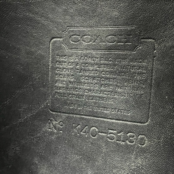 Vintage Coach Station Bag - Black - 1994 - Picture 10 of 10